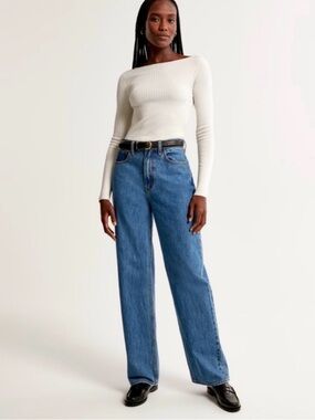Abercrombie & Fitch The Loose, High Rise Jean
